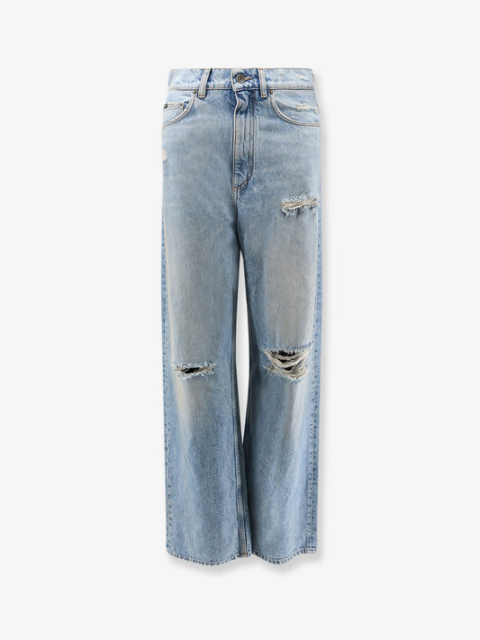Jeans in blue denim