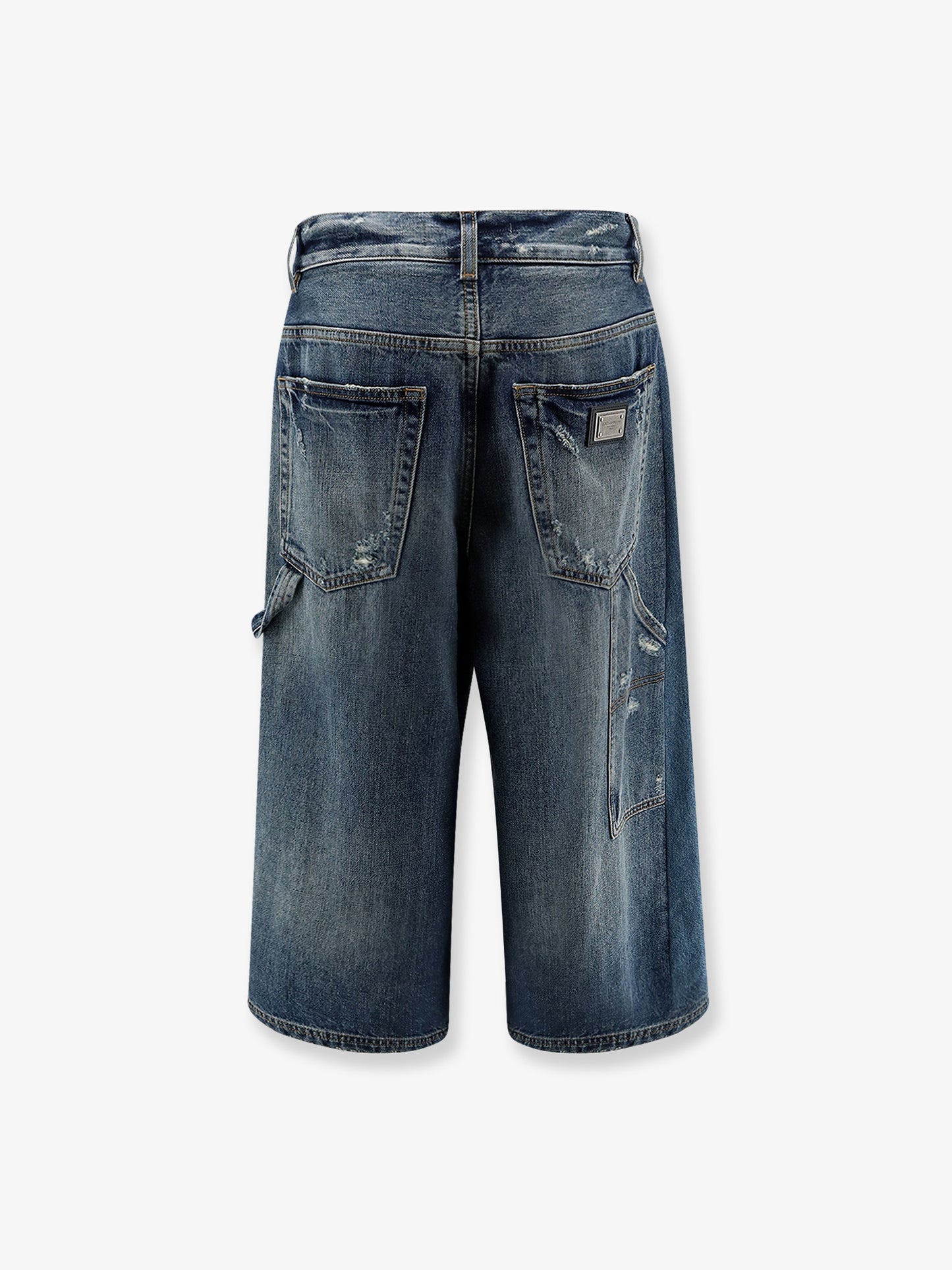 Denim bermuda shorts