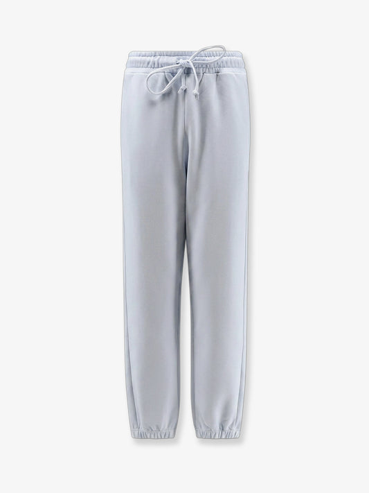 Cotton trousers with embroidered logo on the back