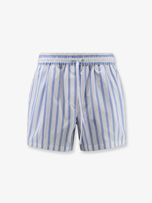 Shorts in cotone e seta