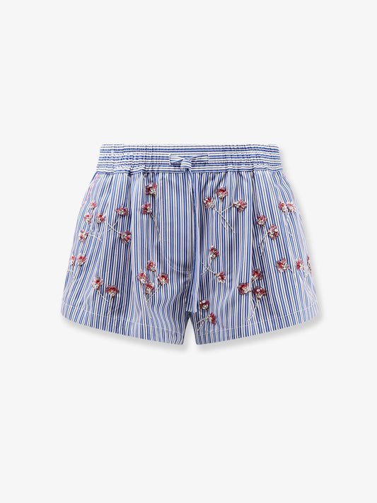 Cotton shorts with Cristal Flower print