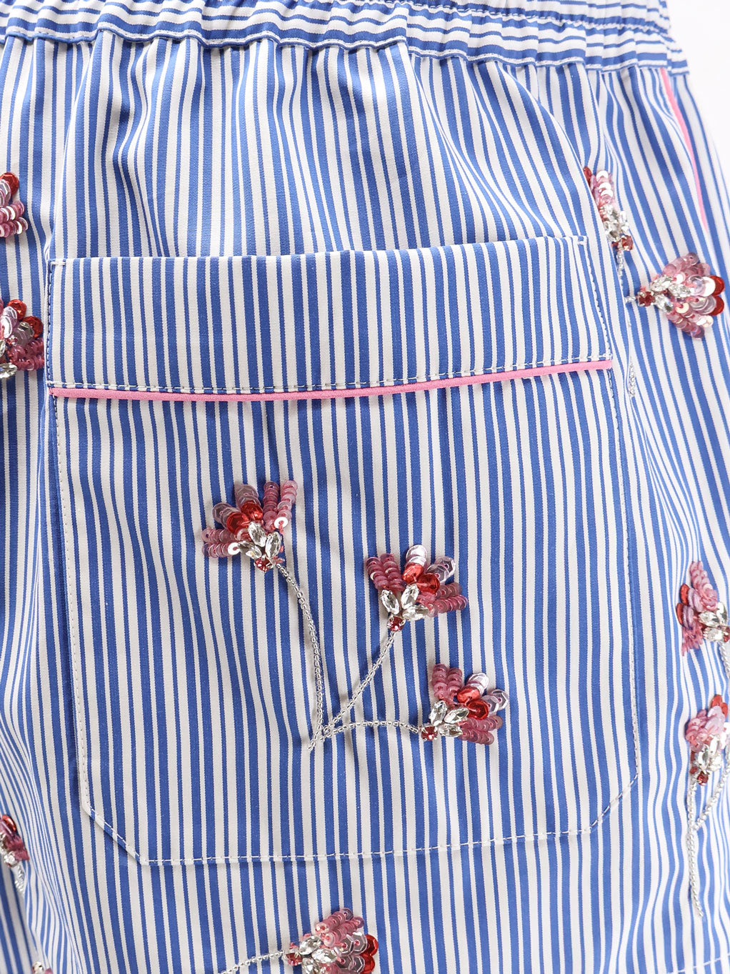 Cotton shorts with Cristal Flower print