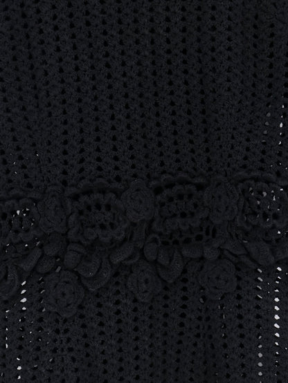 Vestito lungo in tessuto crochet thumbnail
