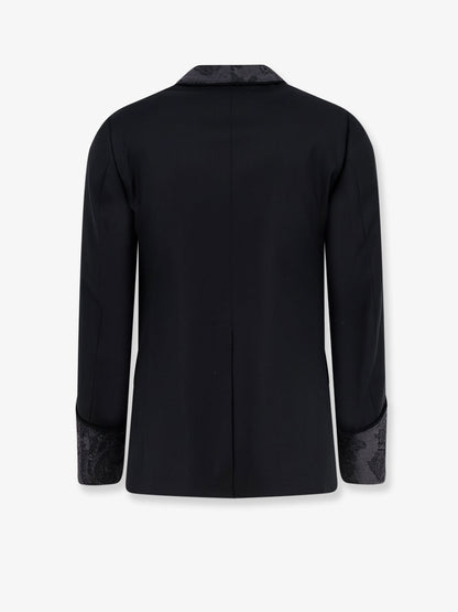 Virgin wool blend blazer thumbnail