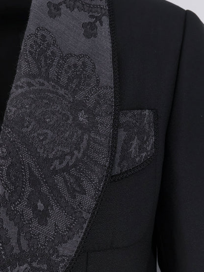 Virgin wool blend blazer thumbnail