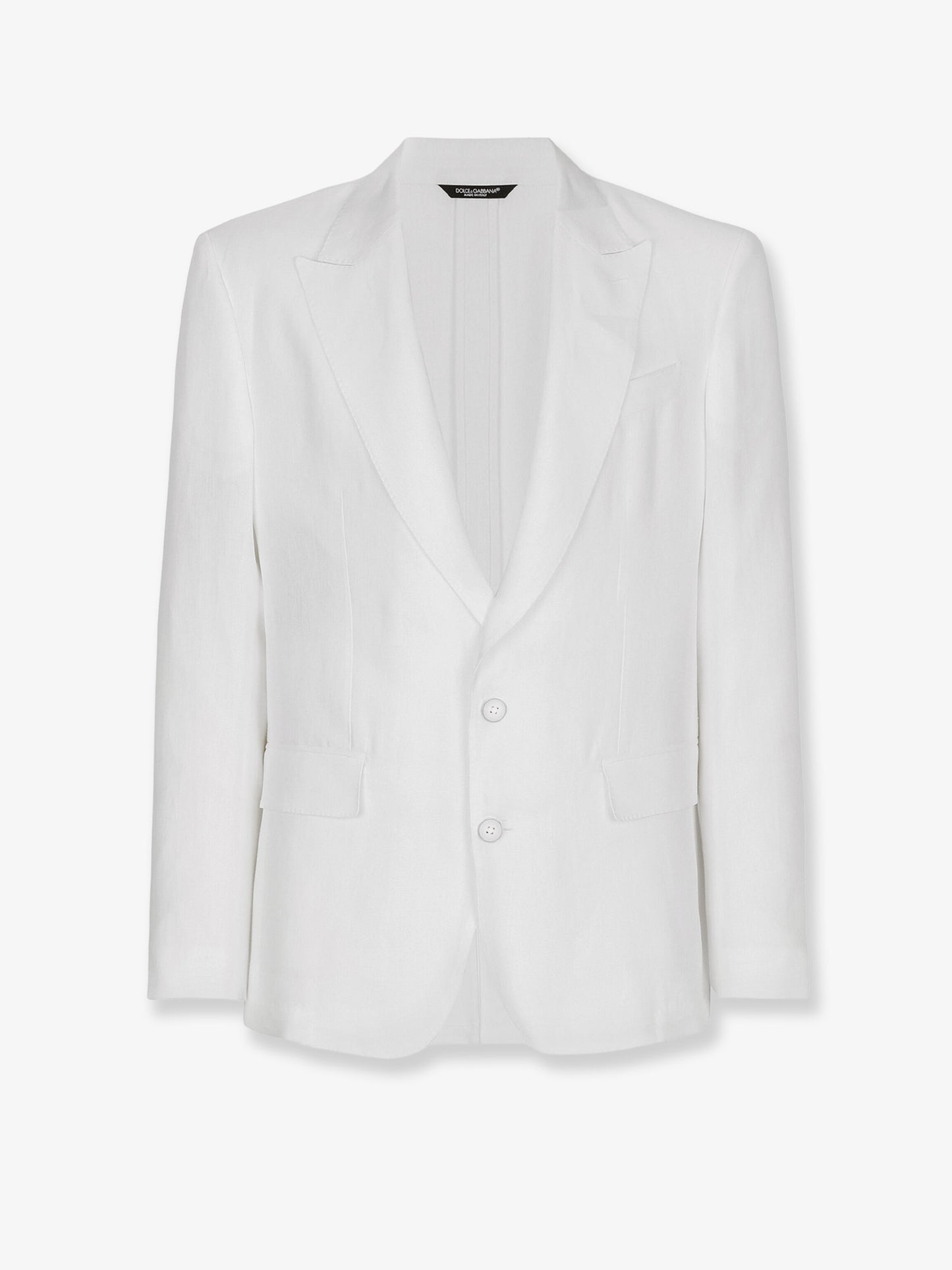Sicilia single-breasted linen blazer