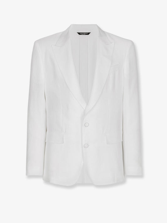 Sicilia single-breasted linen blazer