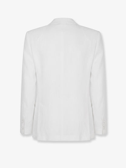 Sicilia single-breasted linen blazer thumbnail