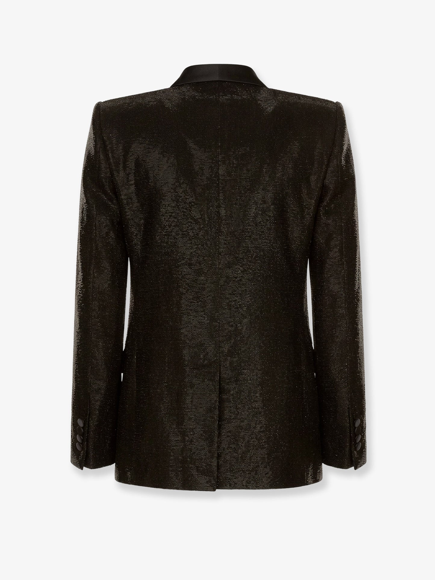 SiciliaTuxedo Blazer with All-Over Sequin Pattern