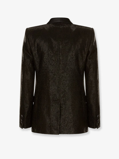 SiciliaTuxedo Blazer with All-Over Sequin Pattern thumbnail