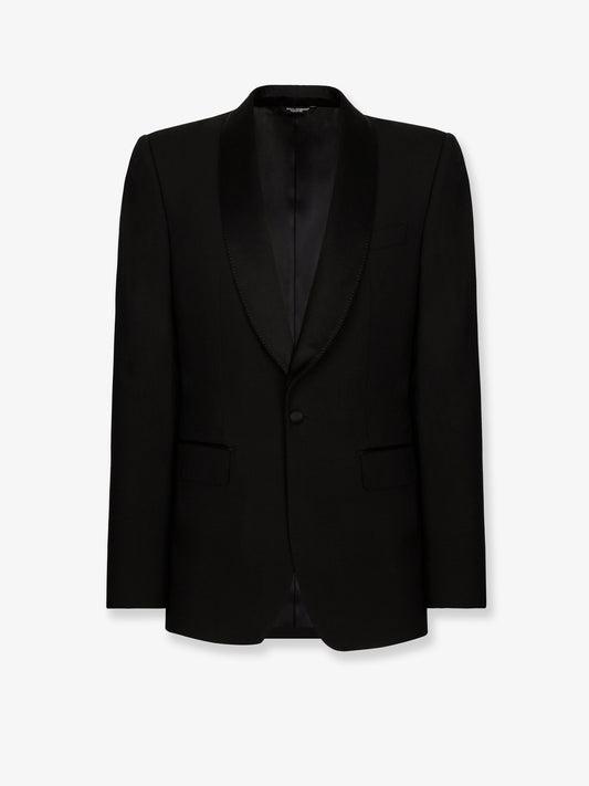 Sicilia stretch wool tuxedo blazer