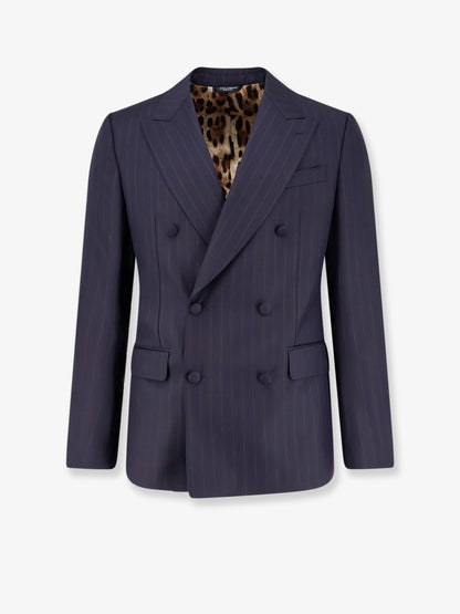 Sicilia virgin wool blazer with pinstripe motif thumbnail