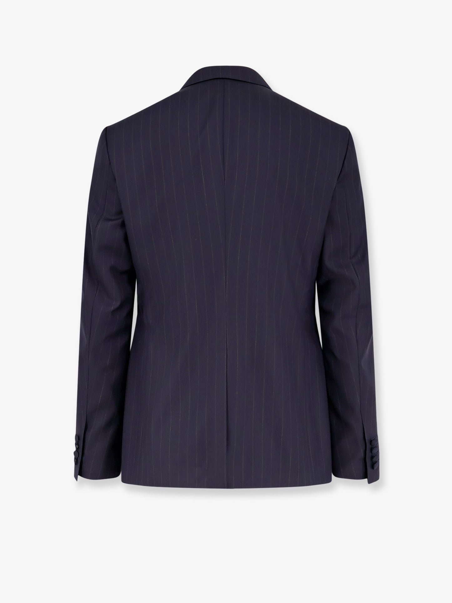 Sicilia virgin wool blazer with pinstripe motif