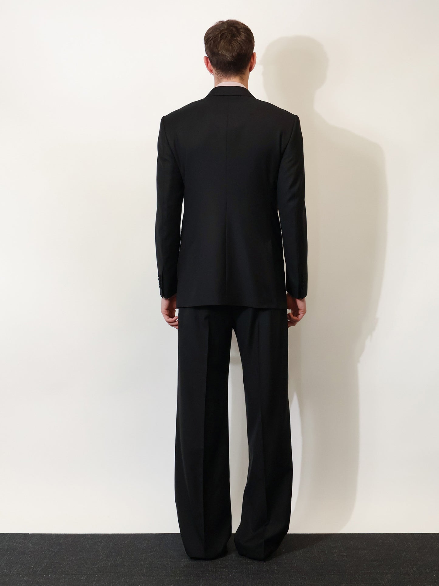 Double-breasted virgin wool blazer