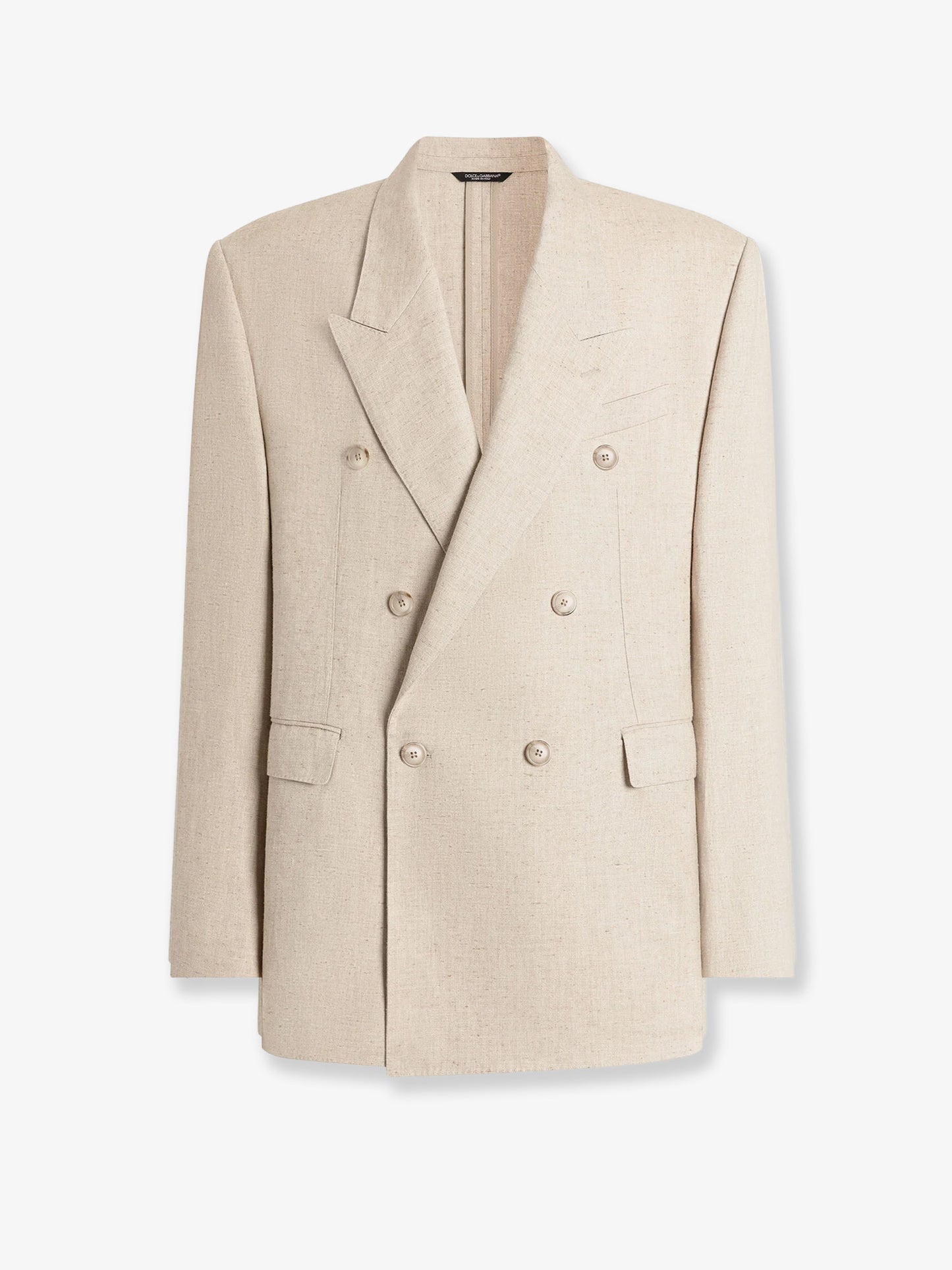 Hemp, silk and linen blazer