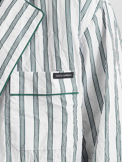 Vanity froissé fabric dressing gown shirt thumbnail