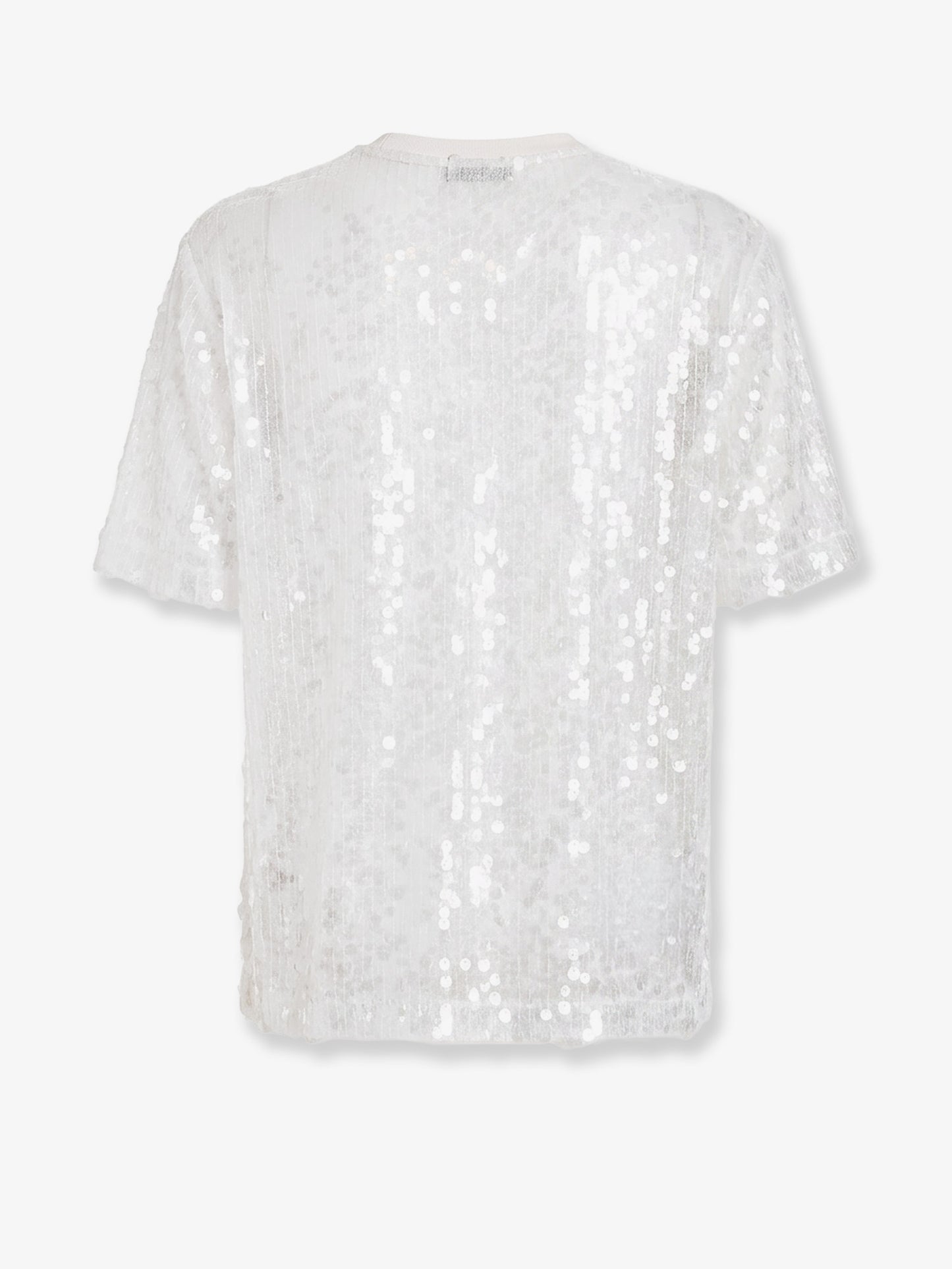 T-shirt with all-over sequin detail