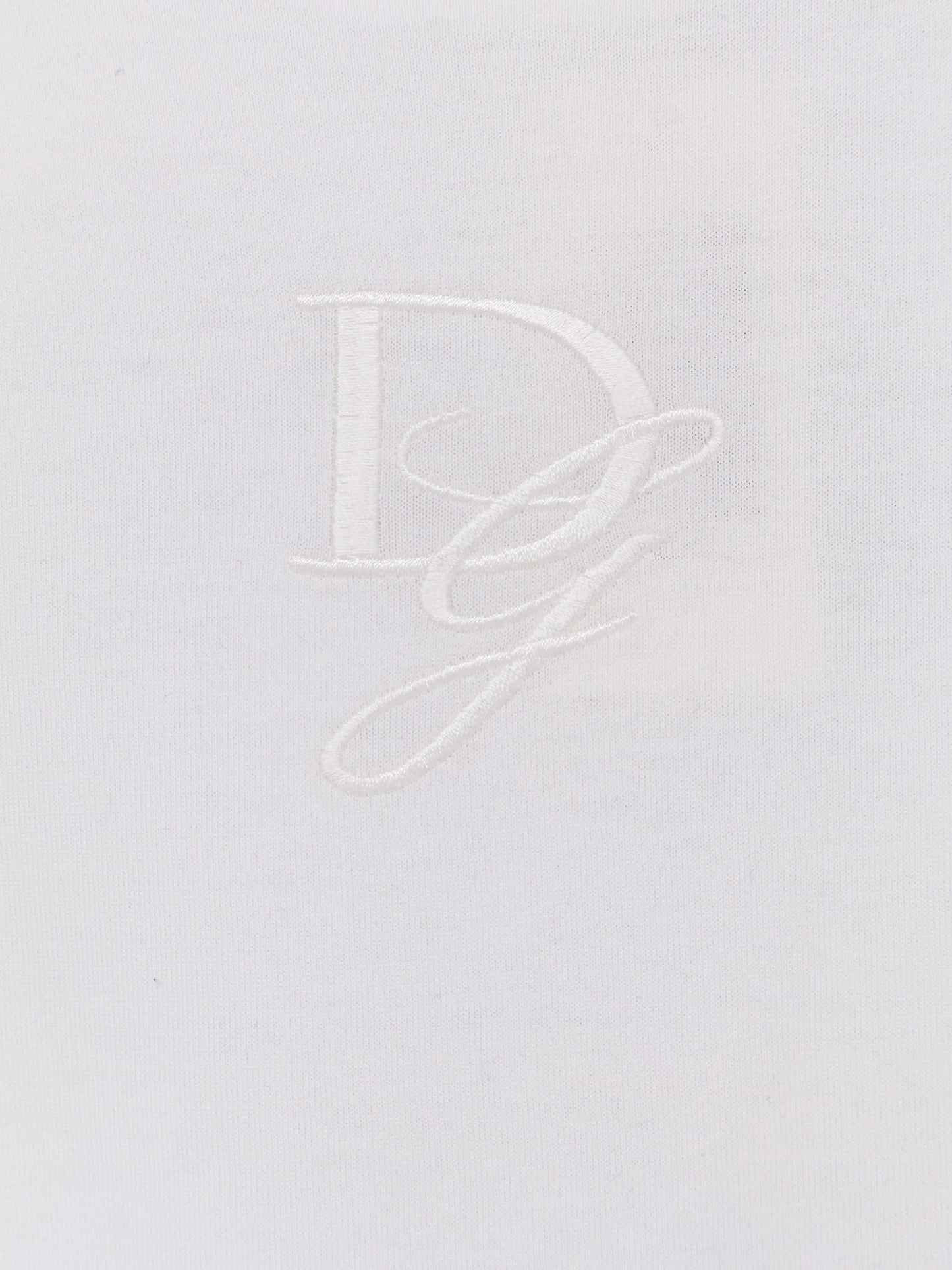 Cotton T-shirt with embroidered logo on the front