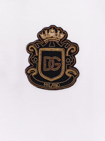 Cotton t-shirt with iconic logo patch thumbnail