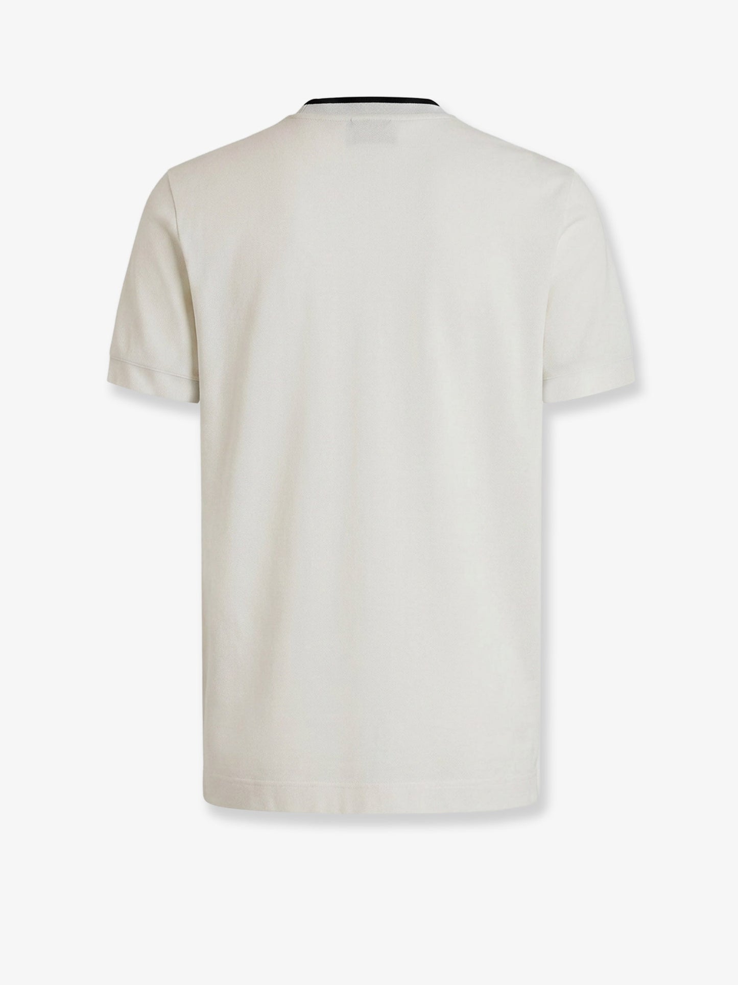 T-shirt in tessuto tecnico con ricamo frontale