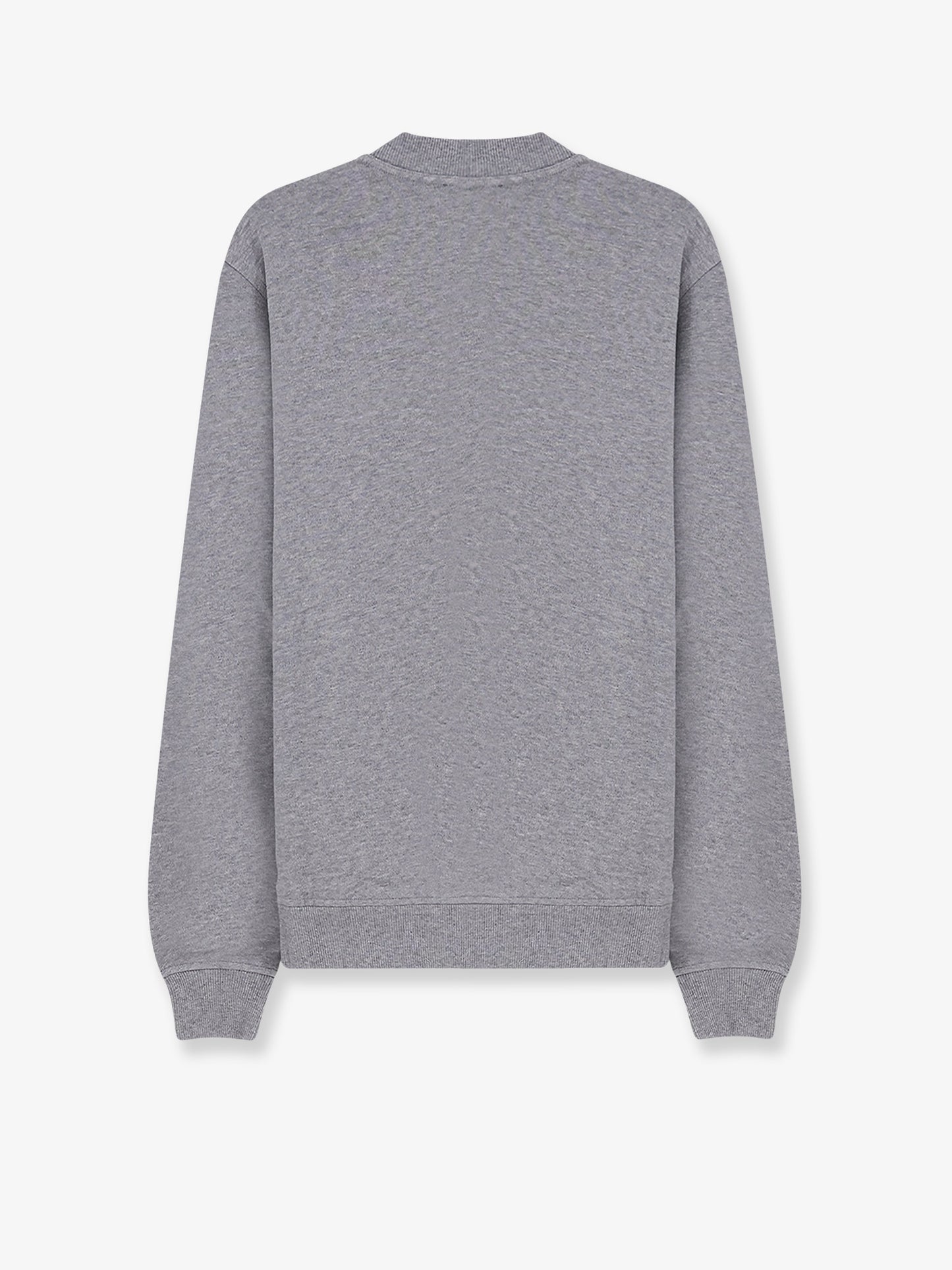Cotton sweatshirt with front embroidery