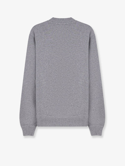 Cotton sweatshirt with front embroidery thumbnail