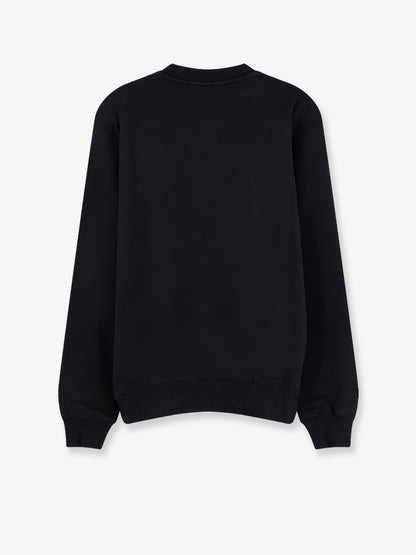 Cotton sweatshirt with heraldic logo patch thumbnail