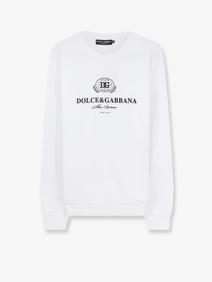 Cotton sweatshirt with logo print on the front thumbnail