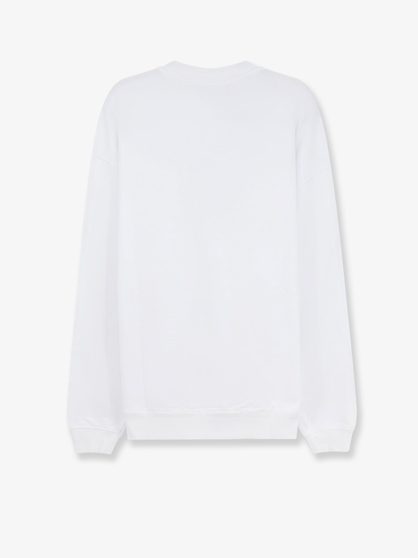 Cotton sweatshirt with logo print on the front