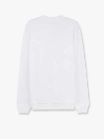 Cotton sweatshirt with logo print on the front thumbnail