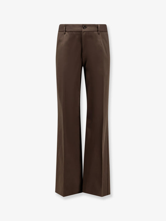 Tailored cotton trousers