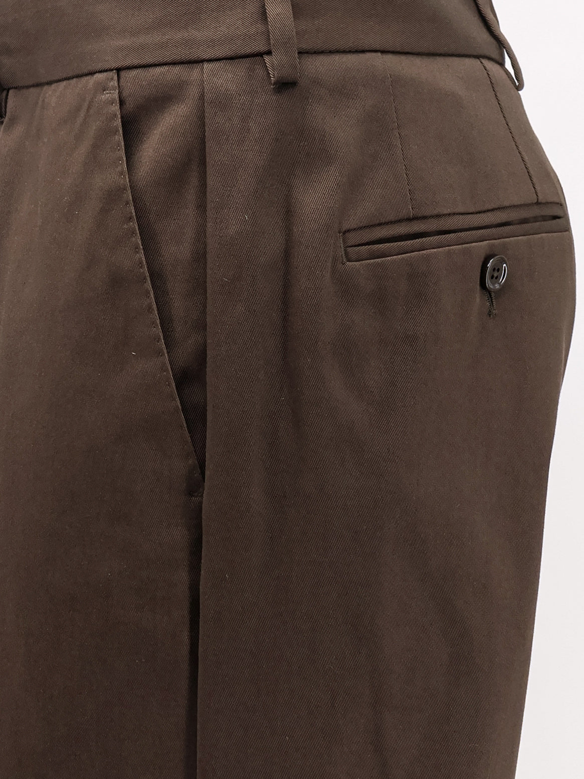 Tailored cotton trousers