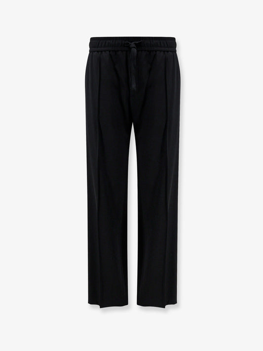 Jogging stretch virgin wool trousers
