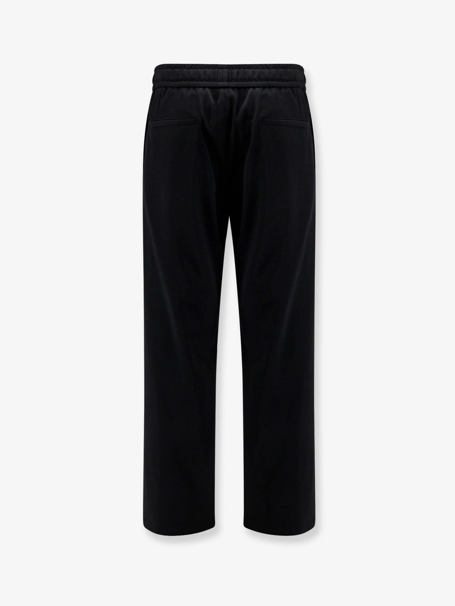 Jogging stretch virgin wool trousers