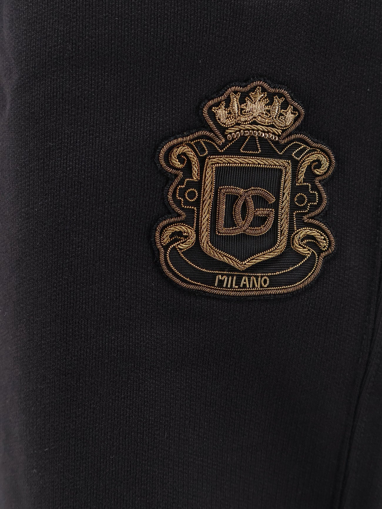 Bermuda in cotone con patch logo Araldico
