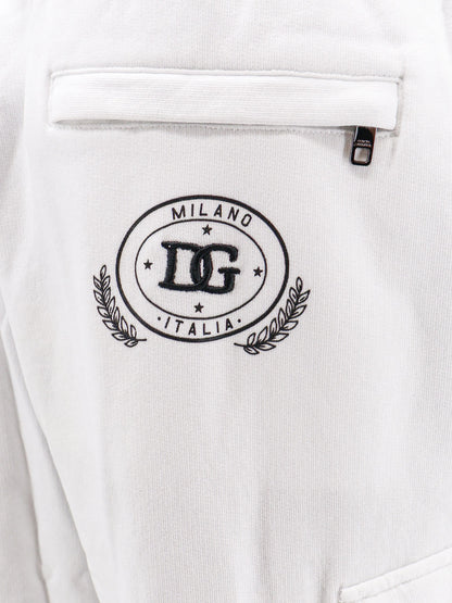Cotton trousers with embroidered logo on the back thumbnail