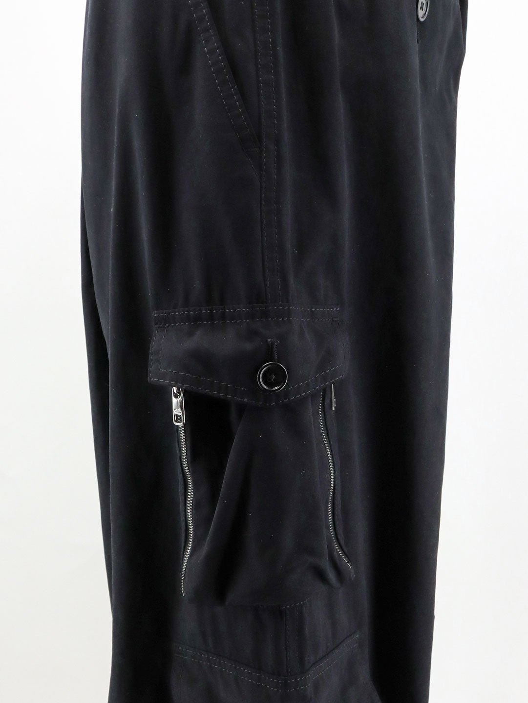 Pantaloni cargo in faille