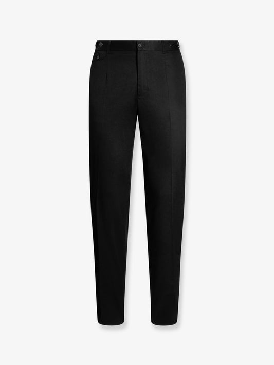 Cotton gabardine trousers