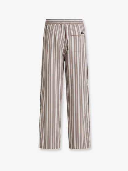 Pantaloni Vanity in misto cotone con motivo a righe thumbnail