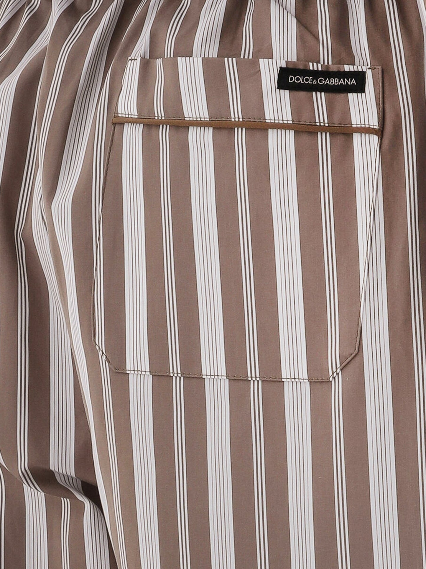 Pantaloni Vanity in misto cotone con motivo a righe