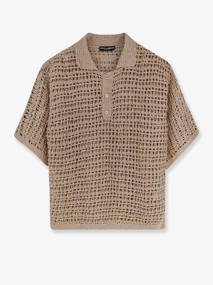 Perforated linen sweater thumbnail