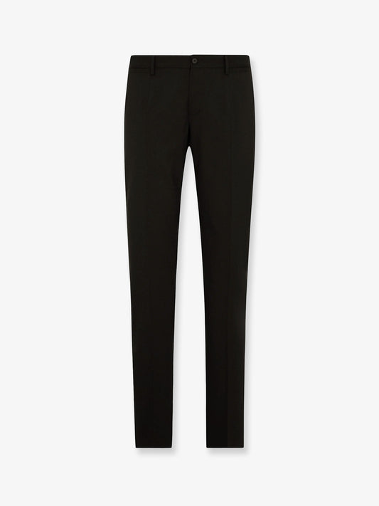 Wool blend trousers