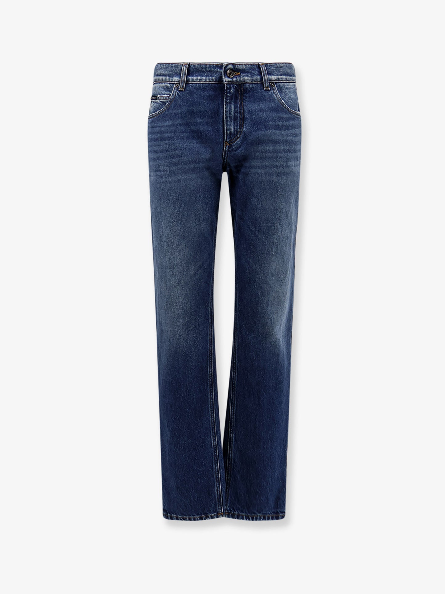 Blue denim jeans