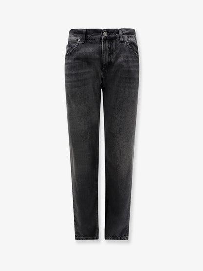Black denim trousers thumbnail
