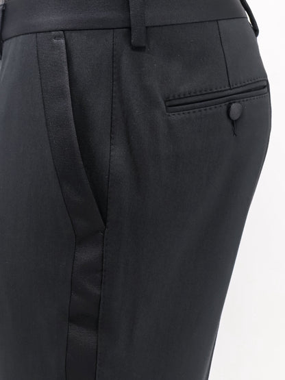 Pantaloni in misto cotone, viscosa e seta thumbnail