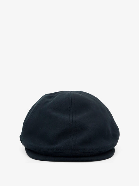 Linen and cotton flat cap