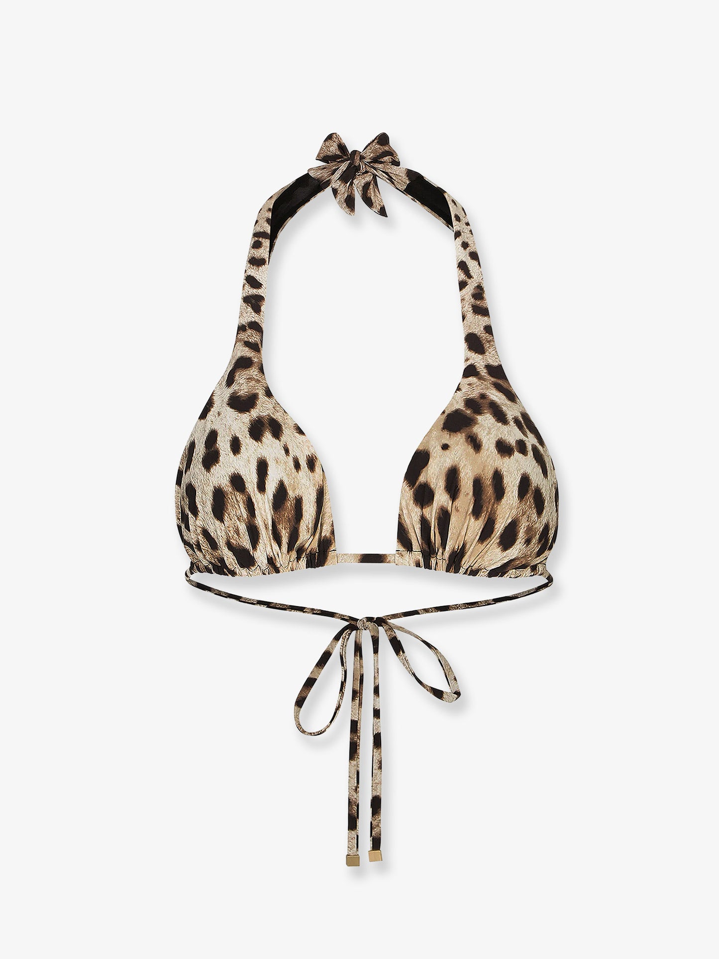 Bikini Top with animal print