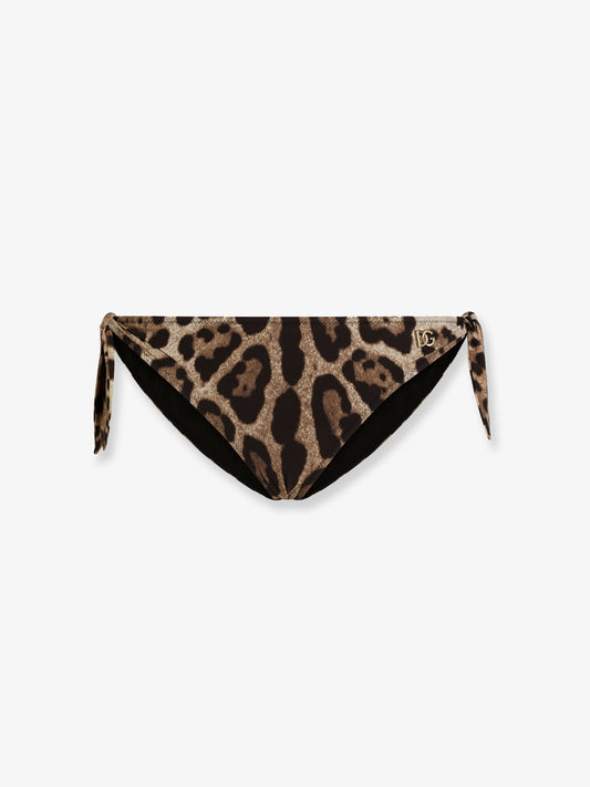Bikini Slip with animal print