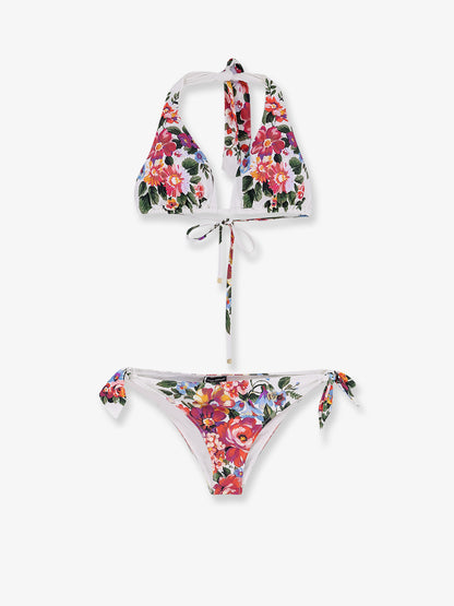 Nylon bikini with floral print thumbnail