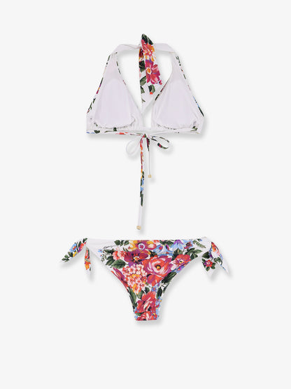 Nylon bikini with floral print thumbnail
